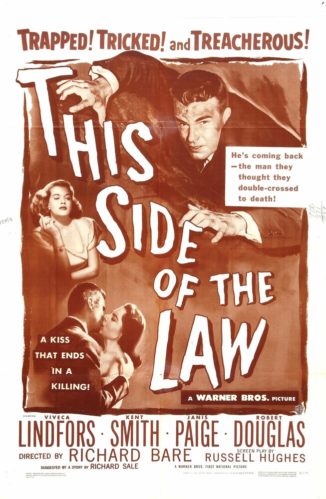 По эту сторону закона (1950) постер