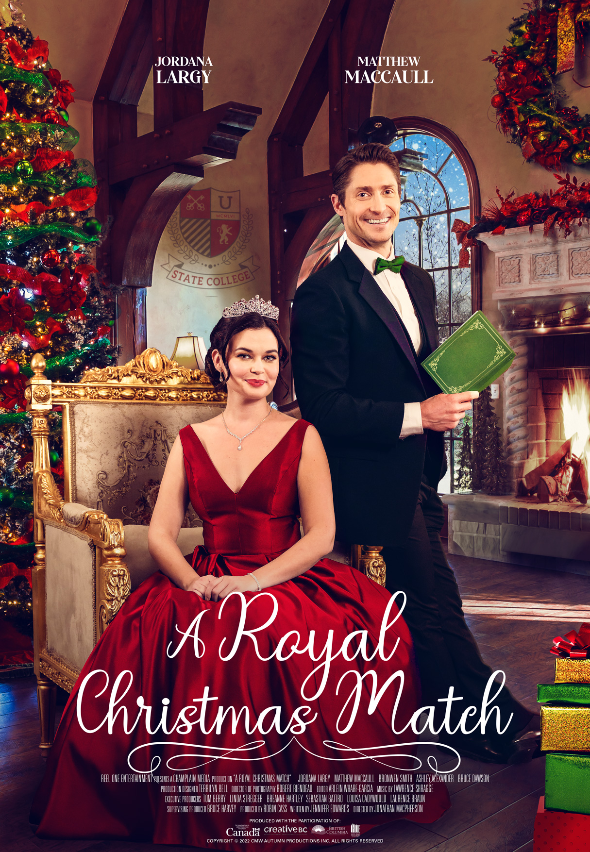 A Royal Christmas Match (2022) постер
