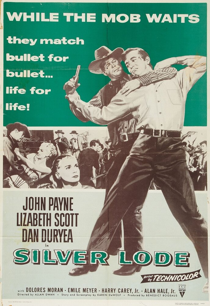 Серебряная жила (1954) постер