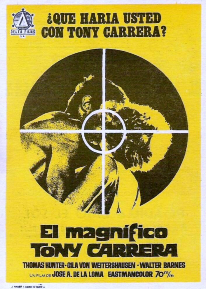 Великолепный Тони Каррера (1968) постер