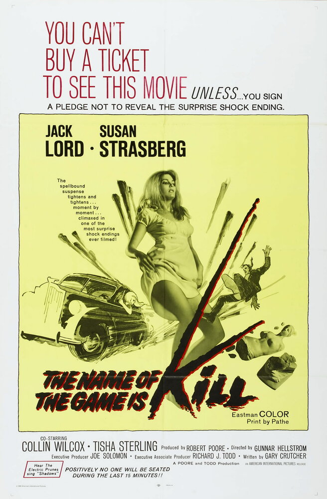 Игра называется – убийство (1968) постер
