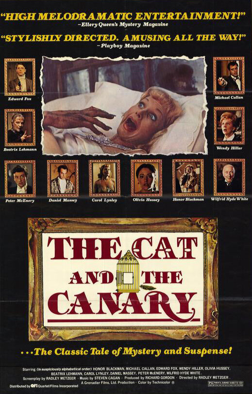 Кот и канарейка (1978) постер