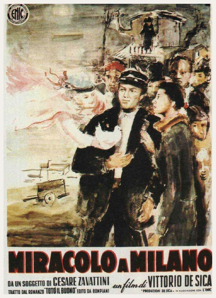 Чудо в Милане (1951) постер