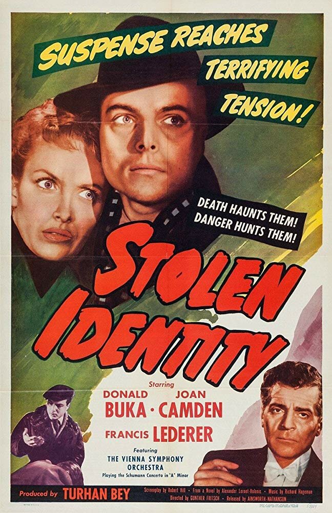 Stolen Identity (1953) постер