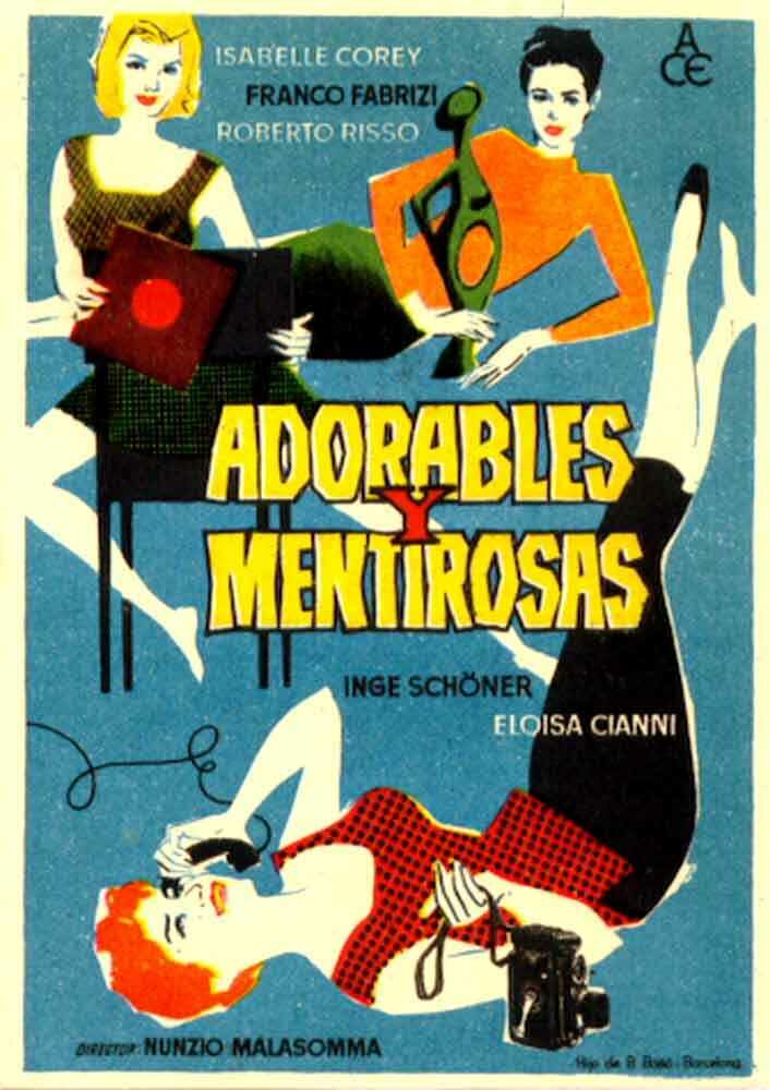 Adorabili e bugiarde (1958) постер
