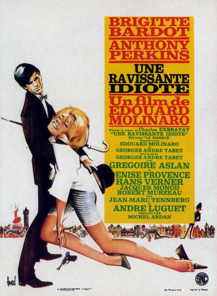 Очаровательная идиотка (1964) постер