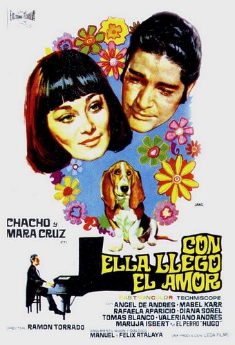 Con ella llegó el amor (1970) постер
