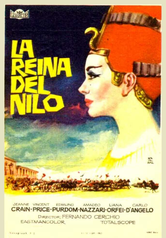 Нефертити, королева Нила (1961) постер